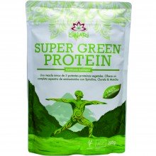 Super Green Protein Bio| Nutrition & Santé | 250g | Proteina de Arroz, Guisante y Cáñamo, Spirulina y Matcha | Superalimento