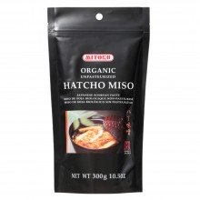 Mitoku - Hatcho Miso en Bolsa (no pasteurizado) | Nutrition & Santé | 300g | Soja, Sal Marina, Cebada | Best Of Japan