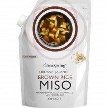 ClearSpring - Genmai Miso (no pasteurizado) | Nutrition & Santé | 300g | Soja, Sal Marina, Arroz Integral | Best Of Japan