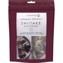ClearSpring - Setas Shiitake | Nutrition & Santé | 40g | Setas Shiitake desecadas | Best Of Japan