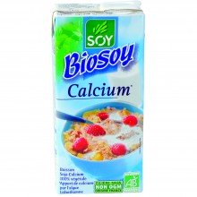 Biosoy - Bebida de Soja + Calcio | Nutrition & Santé | 1L | Agua y Soja | Bebidas Vegetales