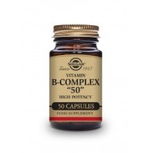 Vitamina B-Complex 50 Alta Potencia  | Solgar | 50 Cáps de 824 mgr | Energia – cansancio – fatiga