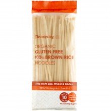 Noodles de Arroz Integral Sin Gluten | ClearSpring | 200g | Harina de Arroz Integral