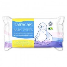 Toallitas Bebé Eco |Natracare | 26 Uni| 100% algodón eco| Limpian delicadamente la piel del bebé