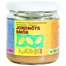 Monki - Crema de Cacahuete | Nutrition & Santé | 330g | Cacahuete Tostado y Sal Marina | Conservas Vegetales