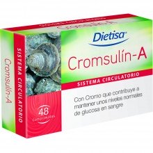Dietisa - Cromsulín-A | 48 Comprimidos | Cassostrea Gigas | Sistema Circulatorio