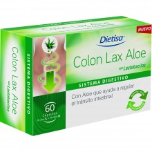 Dietisa - Colon Lax | Nutrition & Santé | 60 cápsulas | Aloe Vera, Hinojo, Manzanilla y Diente de león | Sistema Digestivo