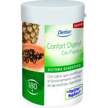 Dietisa - Confort Digest Papaya | Nutrition & Santé | 180g | Carbón Vegetal activado | Sistema Digestivo