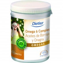 Omega 6 Complex | Dietisa | 90 perlas | Aceite de Onagra y Hierro |ayuda al confort durante la menstruación