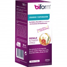 Biform - Drenaje Activador Cítrico | Nutrition & Santé | 250ml | Zumo de Pomelo y Extracto de Plantas | Líquidos/Depuración