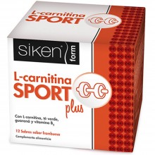 SikenForm L-Carnitina Sport Plus complemento alimenticio| Siken | Caja 12 sobres de 8 gr | Control de peso - Dietas saludables