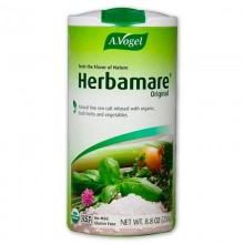 SAL - Herbamare Original | Sal + 80 % Vegetales | Sal deliciosa - Baja en sodio 250 gr. | Dietas bajas en sal - Hipertensión