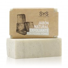 Jabón Natural |SyS|100gr.|Aceite de Oliva y Piedra Pómez| Actúa como un Exfoliante suave