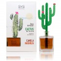 Ambientador Naranja y canela|  Cactus Difusor| SyS |90ml.|dulce, cítrico y especiado.