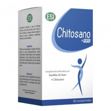 Chitosano + Forte | ESI Trepatdiet | 60 Comp. 1100mg | Chitosan concentrado | Elimina en el cuerpo la absorción de grasas