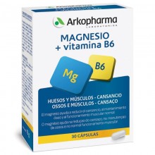 Arkovital Magnesio + Vitamina B6 | Arkopharma | 30 Cáp. | Músculos y Huesos