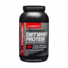 Protein de Dieta - Sabor Fresa| Lamberts | 1000 g en polvo|  Intenso ejercicio y régimen de entrenamiento bajo en grasa
