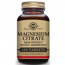 Citrato de Magnesio  | Solgar  | 60 Comp de 420 mgr | sistema nervioso y muscular
