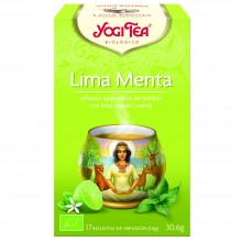 Yogi Tea| Menta y Lima | Nutrition & Santé | 17 bolsas | Limón, Menta, Cardamomo, Regaliz - Relajante