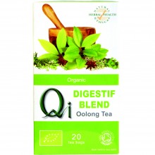 Qi - Té Oolong digestivo BIO | Nutrition & Santé | 20 bolsitas| Té Oolong, Mentam Anís, Regaliz, Jengibre | Armonía & Digestión