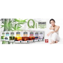 Qi - Té verde Chino Ginkgo BIO | Nutrition & Santé | 25 bolsitas| T﻿é Verde, Ginkgo, Regaliz, Menta| Revitalizante & Relajante
