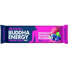 Buddha Energy - Remolacha, Quinoa & Arándano | Nutrition & Santé | 35g | Frutas, almendras, Trigo, Quinoa | Superalimento