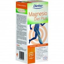 Dietisa - Magnesiodiet Plus | Nutrition & Santé | 250ml | Magnesio | Sistema Locomotor