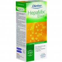 Dietisa - HepaMix Elixir | Nutrition & Santé | 250ml | Extracto de Alcachofa | Sistema Digestivo
